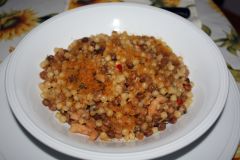 Fregola vietata In piatto